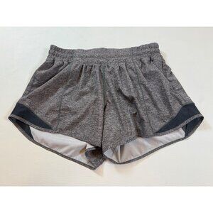 Lululemon Womens Athletic Shorts Size 8 Grey Heathered Quick Dry (Z217)